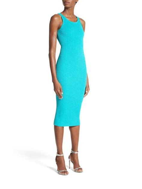 michael kors zip front dress|Ribbed Stretch.